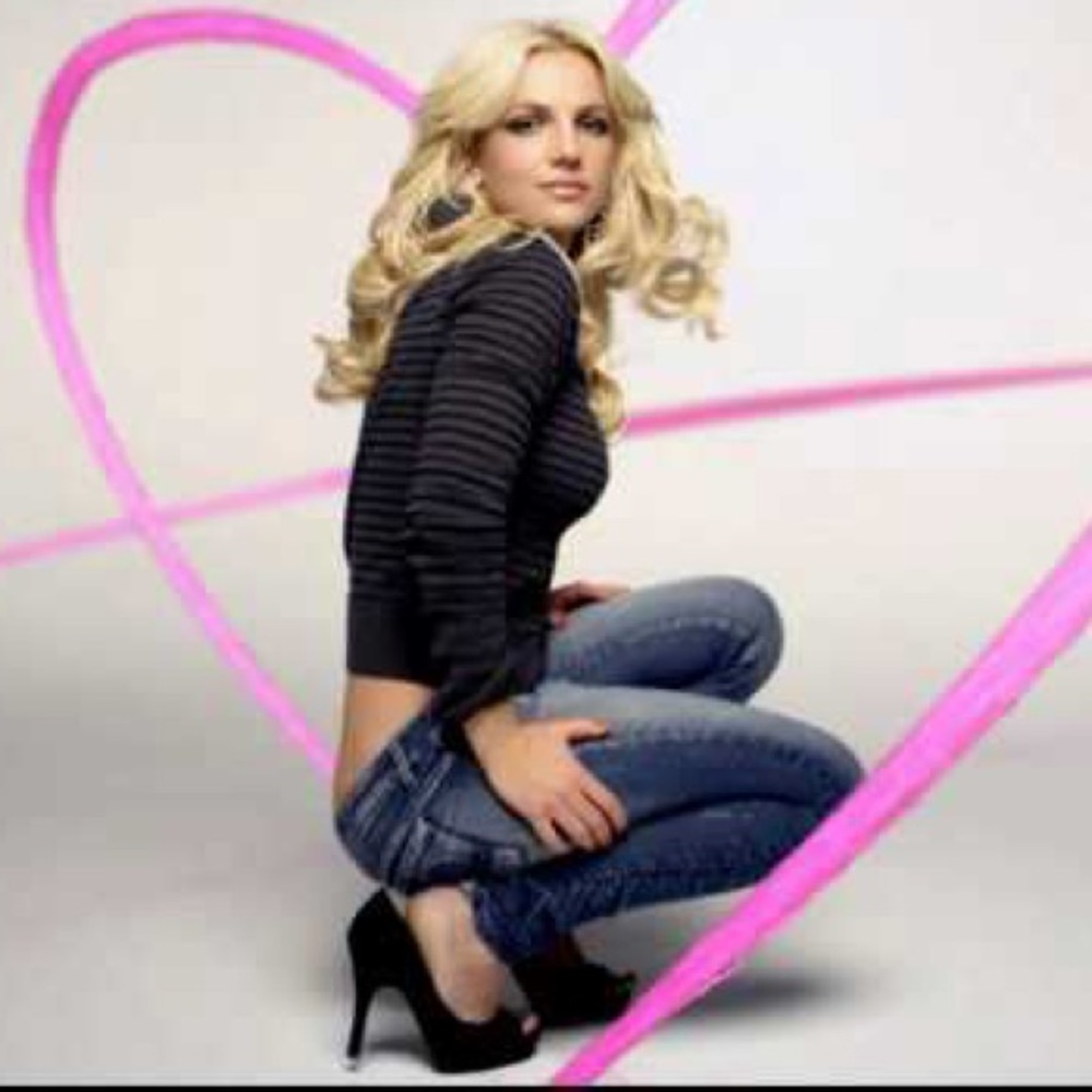 Britney Spears x Candies crop sweater
